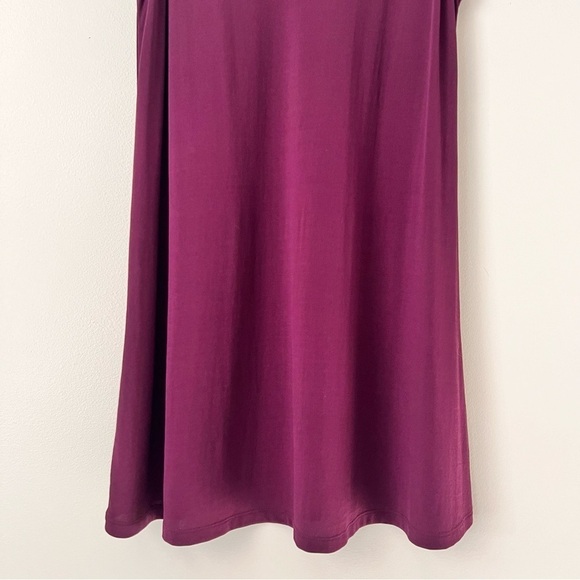 Eileen Fisher Purple Silk Sequin Tank Top - Picture 8 of 14